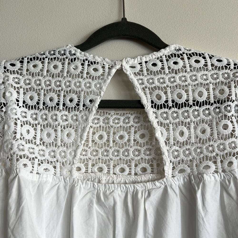 Endless Rose White Lace Top - Picture 7 of 11